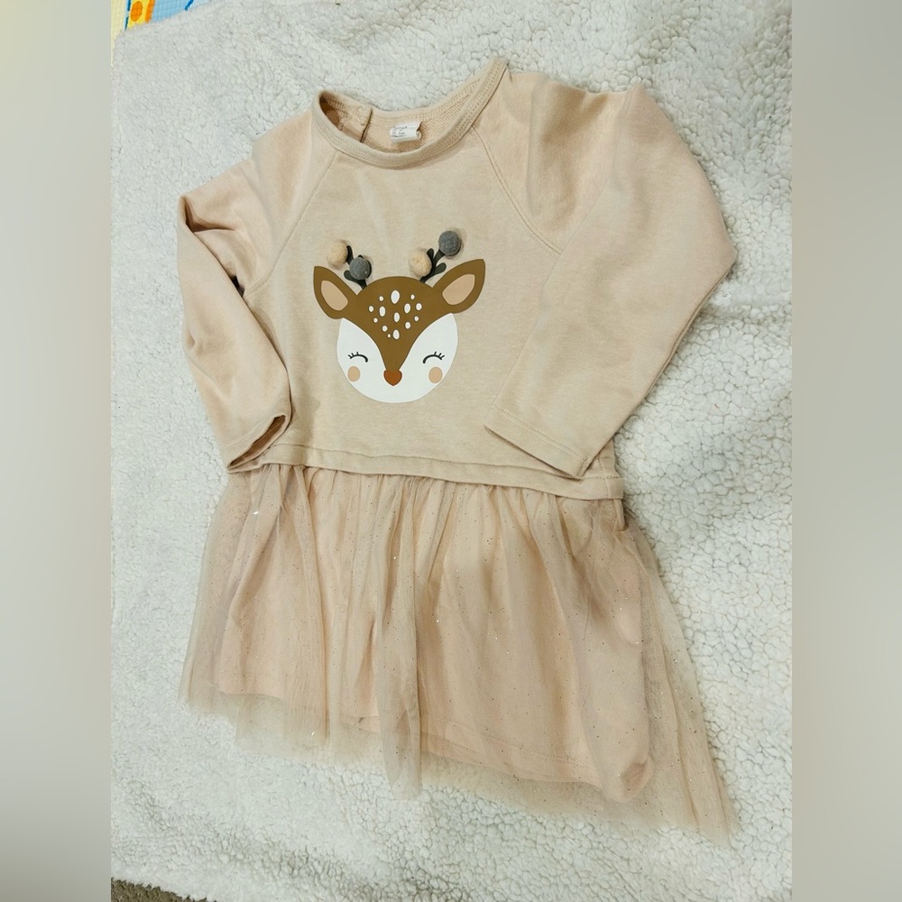 H&M pink top 4T